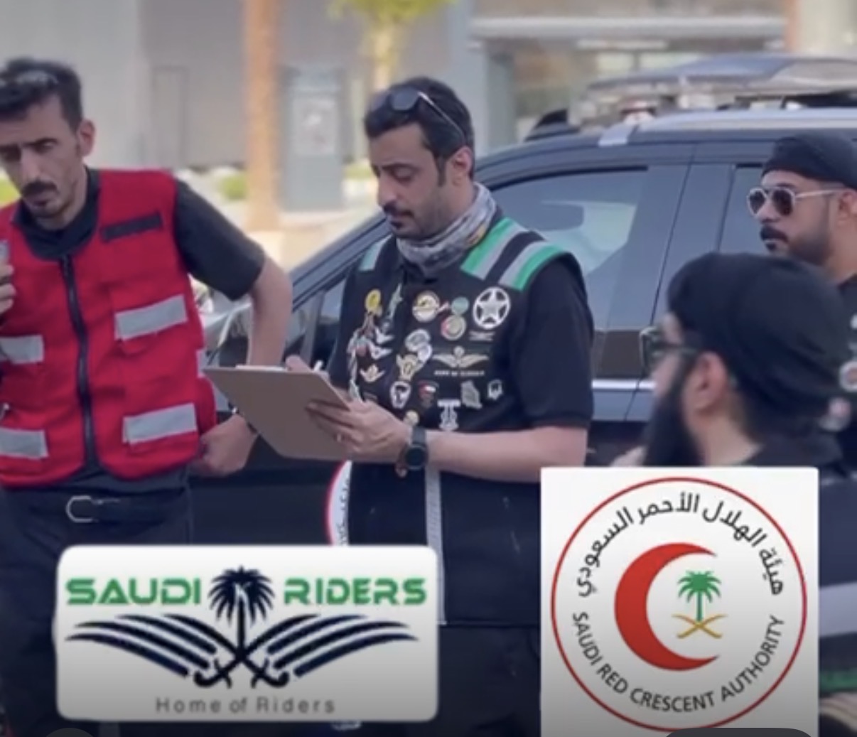 فريق سعودي رايدرز يشارك هيئة الهلال الأحمر السعودي ضمن مبادرة سواعد الاستجابة للدراجات النارية