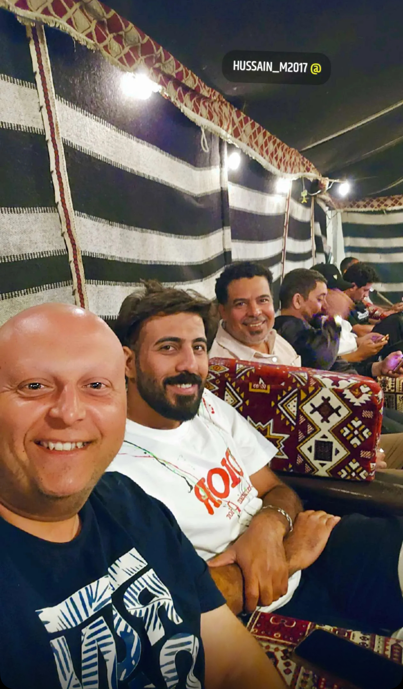 رحالة من شبكة دراجون العراق في ضيافة سعودي رايدرز